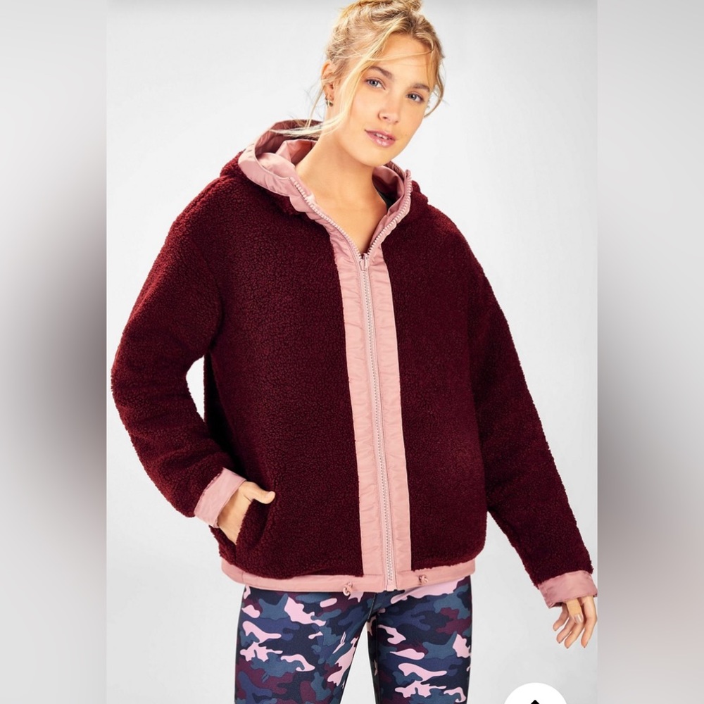 FABLETICS Women’s Cher polar fleece jacket size L (10-12)